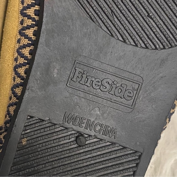 Fireside Shoes Slippers Size 10 Mens Slip‎ On Leather New With Tags - Picture 10 of 11